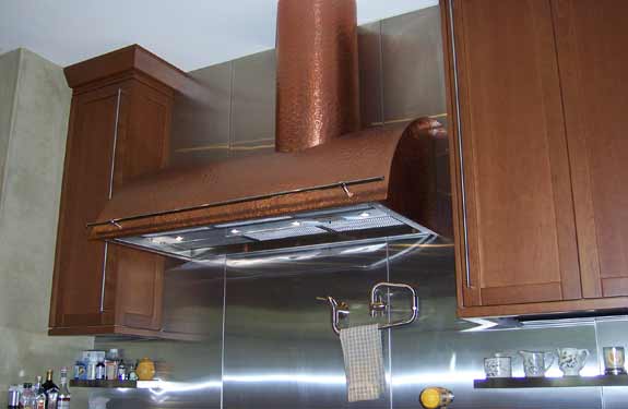 Copper Stainless Steel Hood